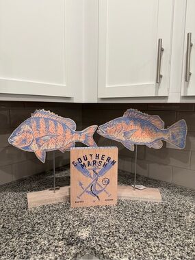 NWT Southern Marsh x Hobby Lobby Fishing / Nautical / Boating / Beach Decor